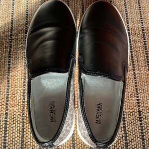 Michael Kors Black Slip-On Sneakers